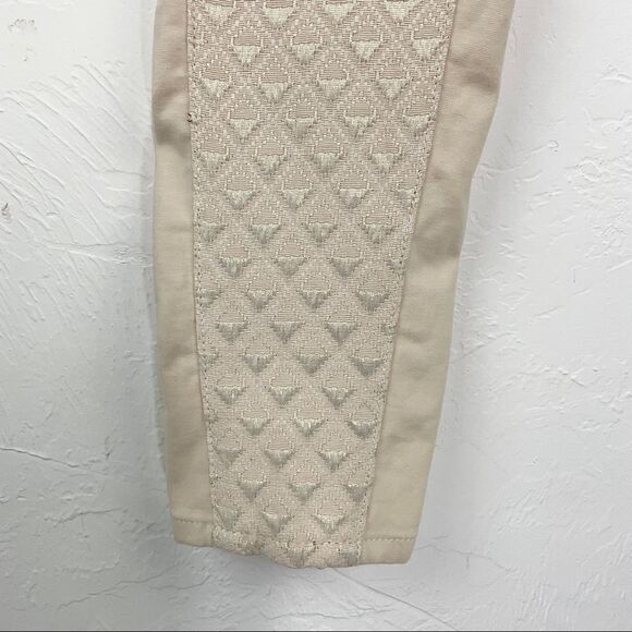 7 For All Mankind Gwenevere Cream Gold Skinny Jeans 26 - Picture 4 of 7